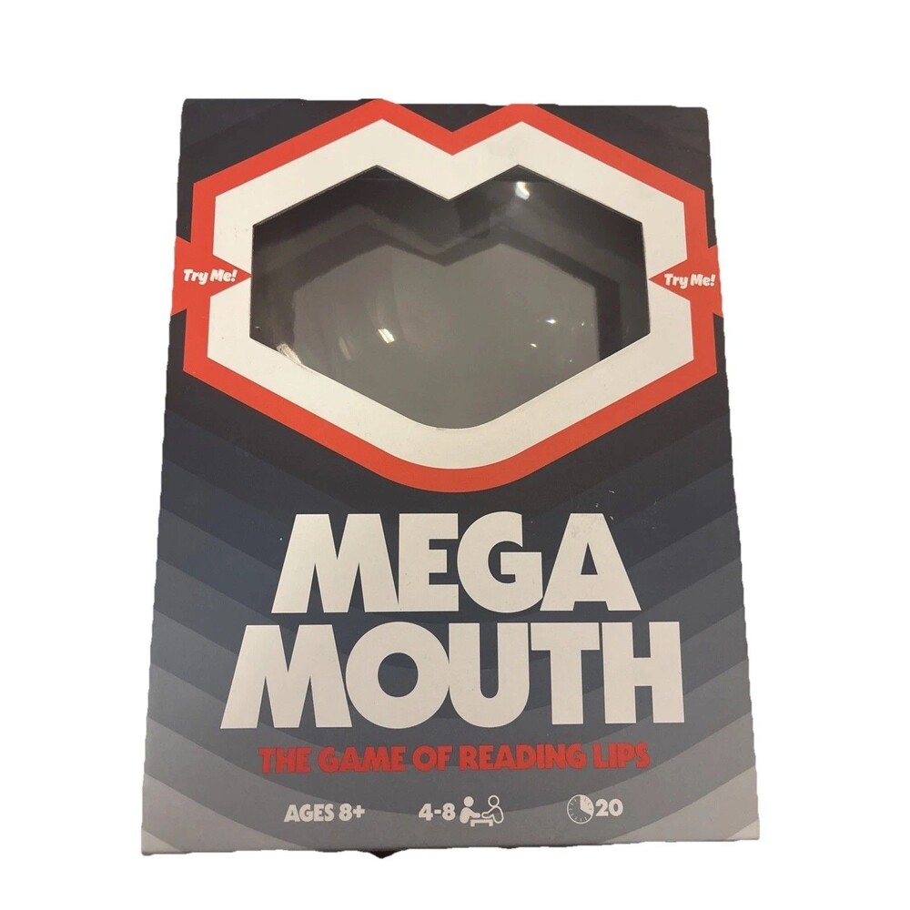 Mega Mouth: The Game of Reading Lips – Family Party Game – New & Sealed – Box We